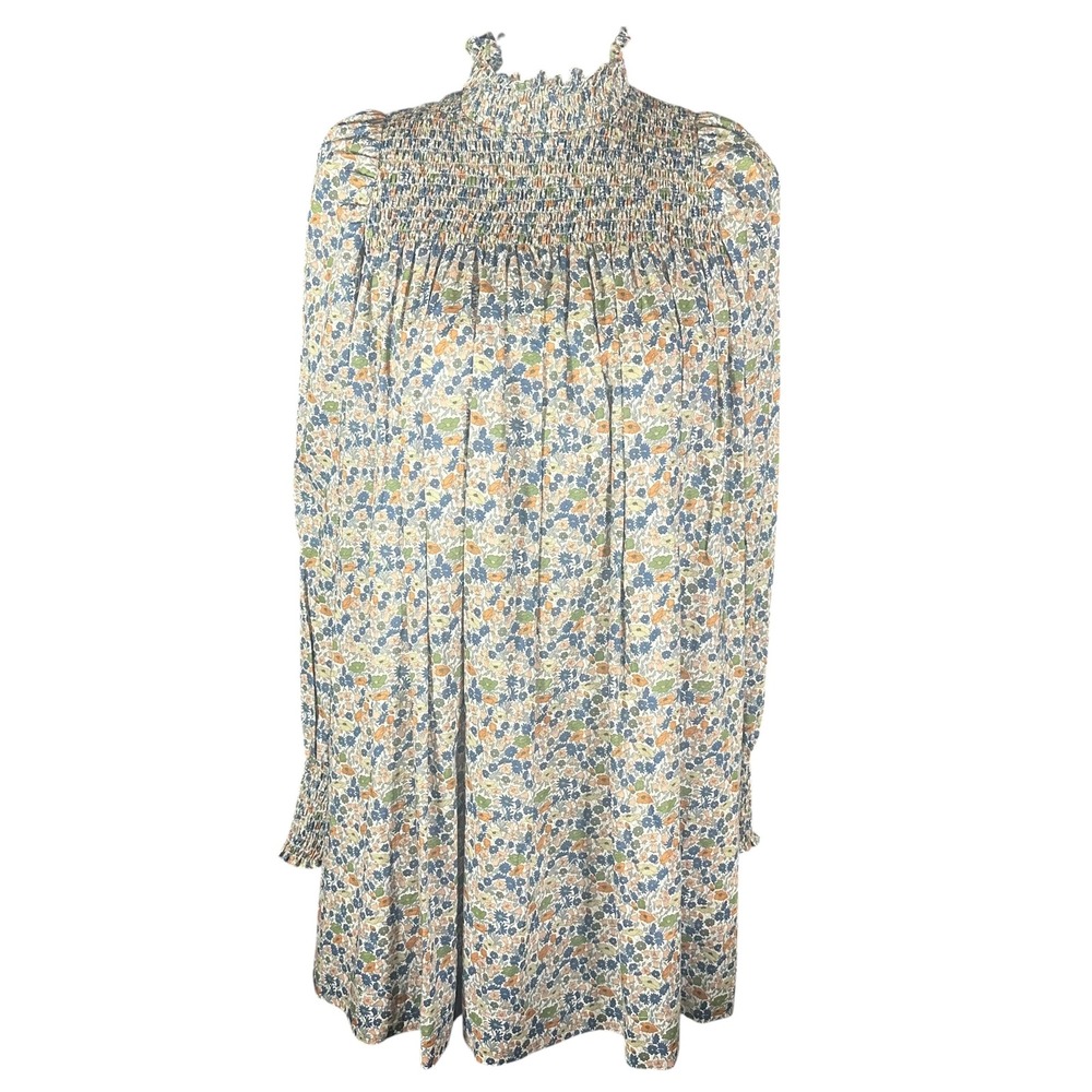 Birgitte Herskind NWOT Cobra Dress Women's FR 32/US 2 Blue‎ Floral Babydoll